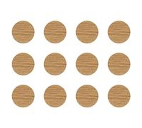 cyclingcolors 12x Pegatinas tapa tornillos 40 mm capuchón cubierta embellecedores adhesiva tapones tapón tapas plastico cabeza, Chêne