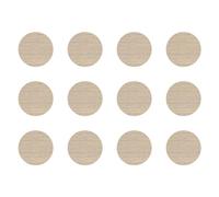 cyclingcolors 12x Pegatinas tapa tornillos 40 mm capuchón cubierta embellecedores adhesiva tapones tapón tapas plastico cabeza, Hêtre clair