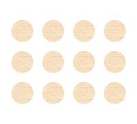 cyclingcolors 12x Pegatinas tapa tornillos 40 mm capuchón cubierta embellecedores adhesiva tapones tapón tapas plastico cabeza, Hêtre zurich