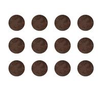 cyclingcolors 12x Pegatinas tapa tornillos 40 mm capuchón cubierta embellecedores adhesiva tapones tapón tapas plastico cabeza, Béton marron