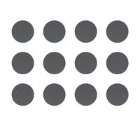 cyclingcolors 12x Pegatinas tapa tornillos 40 mm capuchón cubierta embellecedores adhesiva tapones tapón tapas plastico cabeza, Graphite