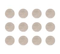 cyclingcolors 12x Pegatinas tapa tornillos 40 mm capuchón cubierta embellecedores adhesiva tapones tapón tapas plastico cabeza, Chêne ancona