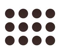 cyclingcolors 12x Pegatinas tapa tornillos 40 mm capuchón cubierta embellecedores adhesiva tapones tapón tapas plastico cabeza, Chocolat marron foncé
