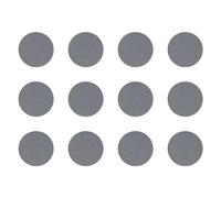 cyclingcolors 12x Pegatinas tapa tornillos 40 mm capuchón cubierta embellecedores adhesiva tapones tapón tapas plastico cabeza, Gris foncé