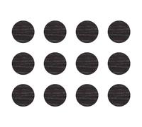 cyclingcolors 12x Pegatinas tapa tornillos 40 mm capuchón cubierta embellecedores adhesiva tapones tapón tapas plastico cabeza, Chêne anthracite