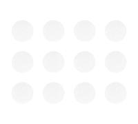 cyclingcolors 12x Pegatinas tapa tornillos 40 mm capuchón cubierta embellecedores adhesiva tapones tapón tapas plastico cabeza, Blanc