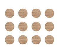 cyclingcolors 12x Pegatinas tapa tornillos 40 mm capuchón cubierta embellecedores adhesiva tapones tapón tapas plastico cabeza, Chêne doré