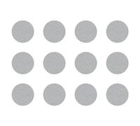 cyclingcolors 12x Pegatinas tapa tornillos 40 mm capuchón cubierta embellecedores adhesiva tapones tapón tapas plastico cabeza, Aluminium