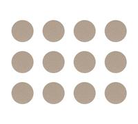 cyclingcolors 12x Pegatinas tapa tornillos 40 mm capuchón cubierta embellecedores adhesiva tapones tapón tapas plastico cabeza, Cappuccino