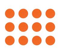 cyclingcolors 12x Pegatinas tapa tornillos 40 mm capuchón cubierta embellecedores adhesiva tapones tapón tapas plastico cabeza, Orange