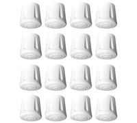 Cyclingcolors 16x Puntera de pie Silla Reforzada Antideslizante Goma Blanco EPDM Mesa Taburete Antideslizante Soporte, 40 mm