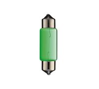 cyclingcolors 1x Bombilla 12V 5W 36mm SV8.5 verde festón lámpara coche faro plafon retrovisore salpicadero techo