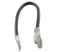 cyclingcolors 1x Cable de Masa Trenzado Batería Sección 25mm² Longitud 400mm Conector Anular Terminale Borne de Batería Tensión Nominal 12V 24V