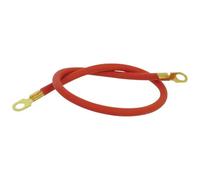 cyclingcolors 1x Cable para Batería Rojo 50cm cubierta exterior PVC Conector Anular vehículo coche motocicleta tractor