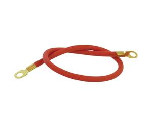 cyclingcolors 1x Cable para Batería Rojo 50cm cubierta exterior PVC Conector Anular vehículo coche motocicleta tractor