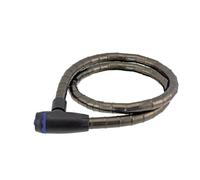 cyclingcolors 1x Candado para bicicleta, 20 mm de diámetro x 1200 mm de longitud, reforzado, con cerradura de llave