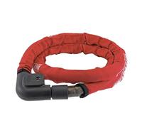 cyclingcolors 1x Candado para bicicleta, 22 mm de diámetro x 1200 mm de longitud, con llave, reforzado, color rojo