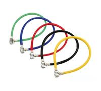 cyclingcolors 1x Candado para bicicleta, 5 mm de diámetro x 600 mm de largo, candado de combinación, color aleatorio