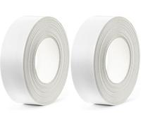 cyclingcolors 1x Cantonera Canto Termoadhesiva Melamina 21 mm x 5 m grosor 0,50 mm Moldura Fácil de Aplicar para Madera Estanterías Bricolaje Paneles Muebles, Blanco (Paquete de 2)