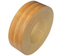 cyclingcolors 1x Cantonera Canto Termoadhesiva Melamina 21 mm x 5 m grosor 0,50 mm Moldura Fácil de Aplicar para Madera Estanterías Bricolaje Paneles Muebles, Nogal