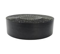 cyclingcolors 1x Cantonera Canto Termoadhesiva Melamina 21 mm x 5 m grosor 0,50 mm Moldura Fácil de Aplicar para Madera Estanterías Bricolaje Paneles Muebles, Negro Estructurado