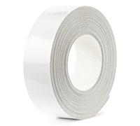 cyclingcolors 1x Cantonera Canto Termoadhesiva Melamina 21 mm x 5 m grosor 0,50 mm Moldura Fácil de Aplicar para Madera Estanterías Bricolaje Paneles Muebles, Blanco Brillante