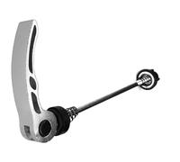 cyclingcolors 1x Cierre Rápido Bicicleta 100mm Delantera Mecanismo de Apertura Liberación Rápida Rueda De Montaña Carretera, Plata