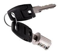 cyclingcolors 1x Cilindro de cerradura Ø18 mm con llaves plegables núcleo para mueble escritorio armario sin opción de llave maestra, S1001