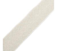 cyclingcolors 1x Cinta Bies de Algodón para Coser Ancho 14 mm Largo 25 m Telas Cojines Cestas Decoración, Crudo