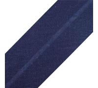 cyclingcolors 1x Cinta Bies de Algodón para Coser Ancho 20 mm Largo 25 m Telas Cojines Cestas Decoración, Azul París