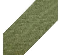 cyclingcolors 1x Cinta Bies de Algodón para Coser Ancho 30 mm Largo 25 m Telas Cojines Cestas Decoración, Caqui