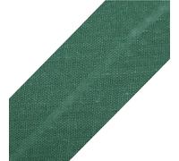 cyclingcolors 1x Cinta Bies de Algodón para Coser Ancho 30 mm Largo 25 m Telas Cojines Cestas Decoración, Verde Abeto