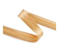 cyclingcolors 1x Cinta Bies de poliéster para Coser Ancho 20 mm Largo 25 m Telas Cojines Cestas Decoración, Dorado