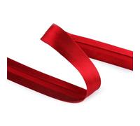 cyclingcolors 1x Cinta Bies de poliéster para Coser Ancho 30 mm Largo 25 m Telas Cojines Cestas Decoración, Rojo