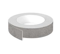 cyclingcolors 1x Cinta de canto cantonera ABS sin cola 23 mm x 5 m espesor 0,8 mm protector bordes para estanterías muebles paneles planchas, Hormigón Chicago gris claro mate