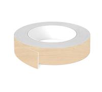 cyclingcolors 1x Cinta de canto cantonera ABS sin cola 23 mm x 5 m espesor 0,8 mm protector bordes para estanterías muebles paneles planchas, Abedul arena