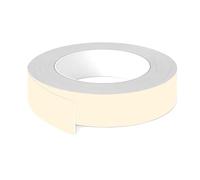 cyclingcolors 1x Cinta de canto cantonera ABS sin cola 23 mm x 5 m espesor 0,8 mm protector bordes para estanterías muebles paneles planchas, Blanco crudo mate
