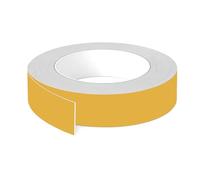 cyclingcolors 1x Cinta de canto cantonera ABS sin cola 23 mm x 5 m espesor 0,8 mm protector bordes para estanterías muebles paneles planchas, Amarillo curry mate