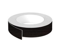 cyclingcolors 1x Cinta de canto cantonera ABS sin cola 23 mm x 5 m espesor 0,8 mm protector bordes para estanterías muebles paneles planchas, Eucalipto marrón oscuro mate