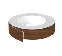 cyclingcolors 1x Cinta de canto cantonera ABS sin cola 23 mm x 5 m espesor 0,8 mm protector bordes para estanterías muebles paneles planchas, Nogal Warmia marrón