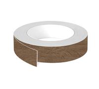 cyclingcolors 1x Cinta de canto cantonera ABS sin cola 23 mm x 5 m espesor 0,8 mm protector bordes para estanterías muebles paneles planchas, Roble Halifax tabaco