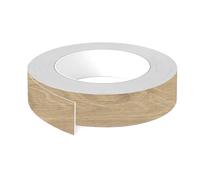 cyclingcolors 1x Cinta de canto cantonera ABS sin cola 43 mm x 5 m espesor 0,8 mm protector bordes para estanterías muebles paneles planchas, Roble Davos natural mate