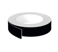 cyclingcolors 1x Cinta de canto cantonera ABS sin cola 43 mm x 5 m espesor 0,8 mm protector bordes para estanterías muebles paneles planchas, Negro neutro mate