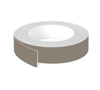 cyclingcolors 1x Cinta de canto cantonera ABS sin cola 43 mm x 5 m espesor 0,8 mm protector bordes para estanterías muebles paneles planchas, Gris arcilla oscuro mate