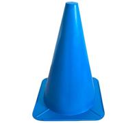cyclingcolors 1x Cono Entrenamiento Fútbol Tráfico 24cm Soporte Plástico Marcado Juegos Deportivos Barrera Pista de Agilidad Canina, Azul