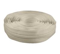 cyclingcolors 1x Cremallera n°5 Longitud 5 Metros sin Tirador de Poliéster para Malla Corredera Ropa Costura Mercería Chaqueta, crema