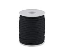 cyclingcolors 1x Cuerda Cordón 4 mm 25 m Polipropileno Decoración Artesanía Bricolaje hogar Plantas Crochet Joyas Cordel Bolso, Negro