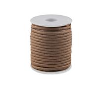 cyclingcolors 1x Cuerda Cordón 4 mm 25 m Polipropileno Decoración Artesanía Bricolaje hogar Plantas Crochet Joyas Cordel Bolso, marrón