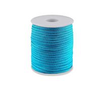 cyclingcolors 1x Cuerda Cordón 4 mm 25 m Polipropileno Decoración Artesanía Bricolaje hogar Plantas Crochet Joyas Cordel Bolso, Turquesa