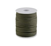 cyclingcolors 1x Cuerda Cordón 4 mm 25 m Polipropileno Decoración Artesanía Bricolaje hogar Plantas Crochet Joyas Cordel Bolso, Verde Caqui